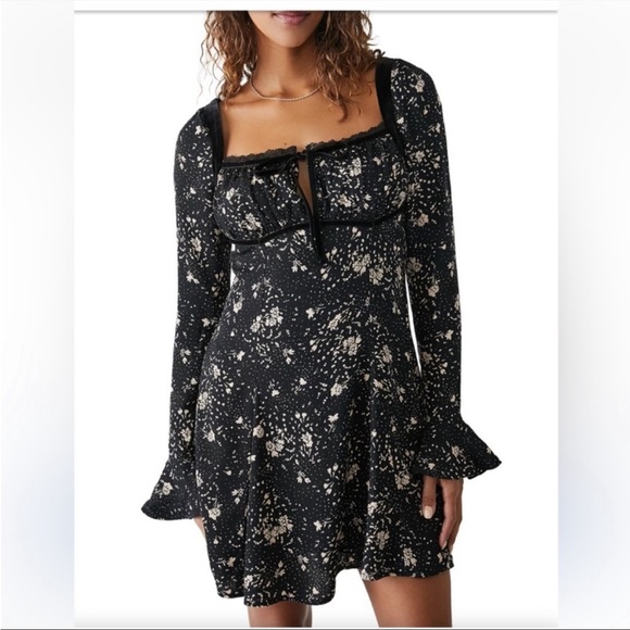 NWT FREE PEOPLE Tess Mini Dress - Picture 5 of 12